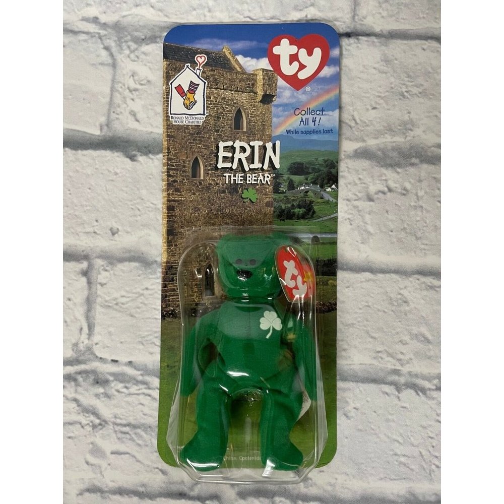 Ty McDonalds Teenie Beanie 1999 Erin The Bear